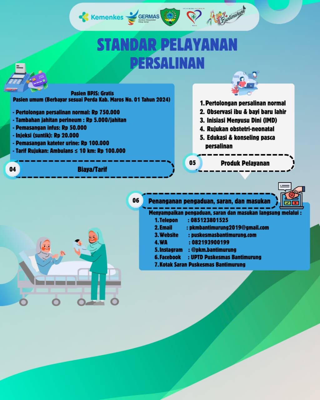 Tarif Standar Pelayanan Persalinan